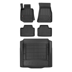 BMW 3 Series Floor-Trunk Mats - Omac - 3D Premium - Black - '19-'25